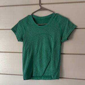 Green lululemon swiftly tech t shirt